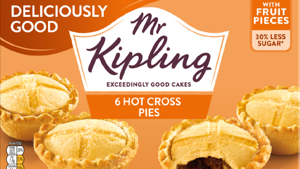 mr kipling deliciously good hot cross pies