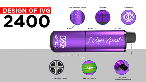 IVG launches compliant 2,400 puff disposable vape