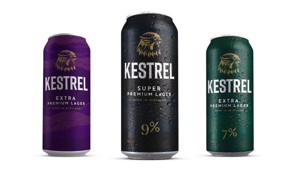 kestrel beer rebrand
