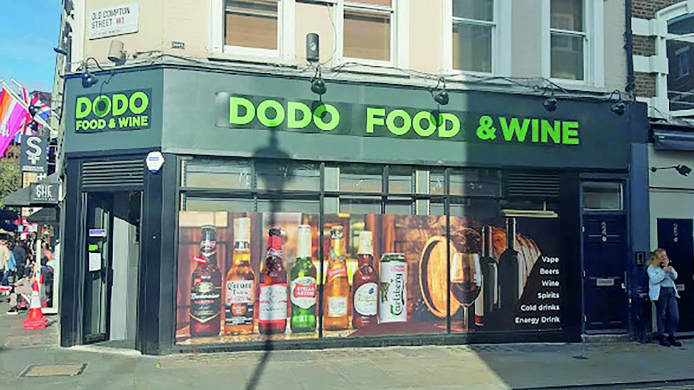 Dodo Food & Wine in Soho, Central London, tiktok social media viral mass shoplifting