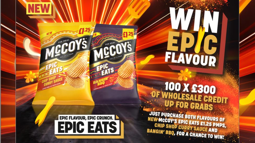 mccoy's epic eats retailer giveaway