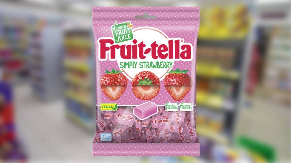 fruittella simply strawberry