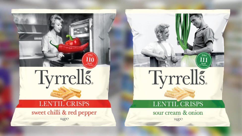 tyrrells lentil crisps single