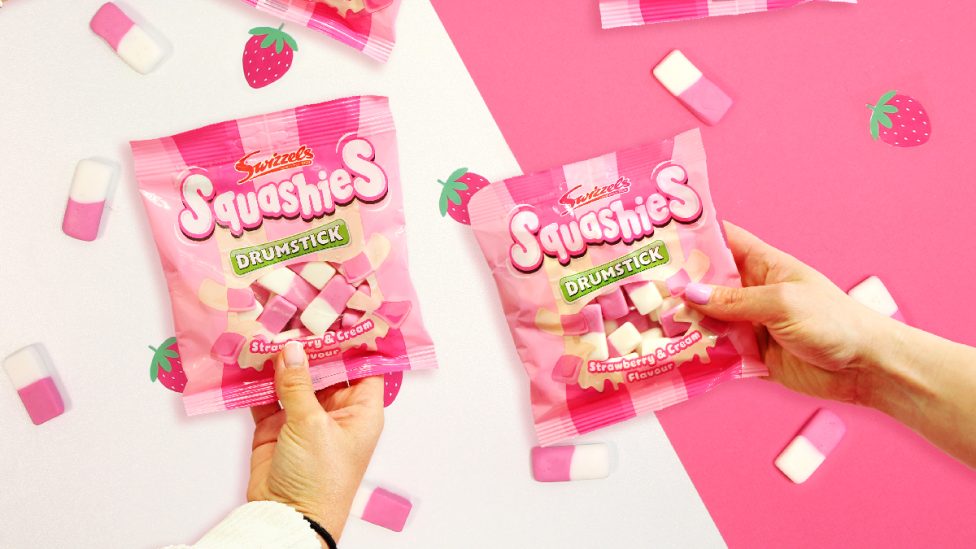 Swizzels Squashies Strawberry & Cream