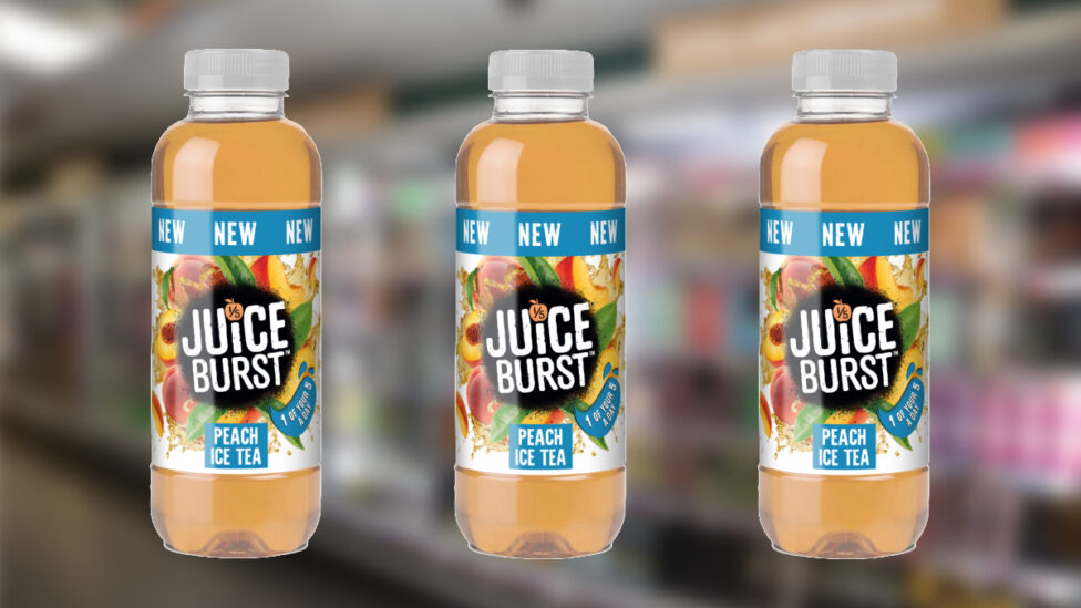 juice burst peach ice tea