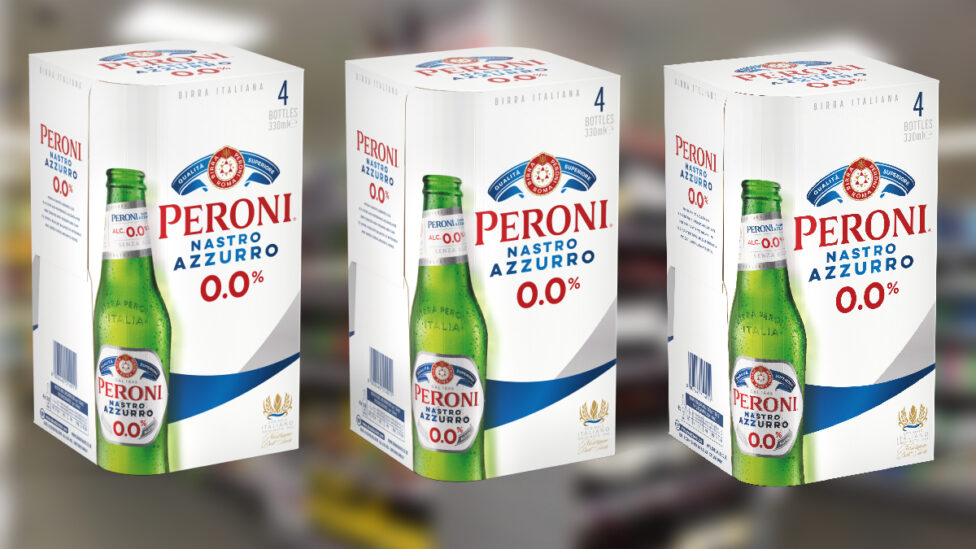 Try a case of Peroni Nastro Azzurro 0.0%