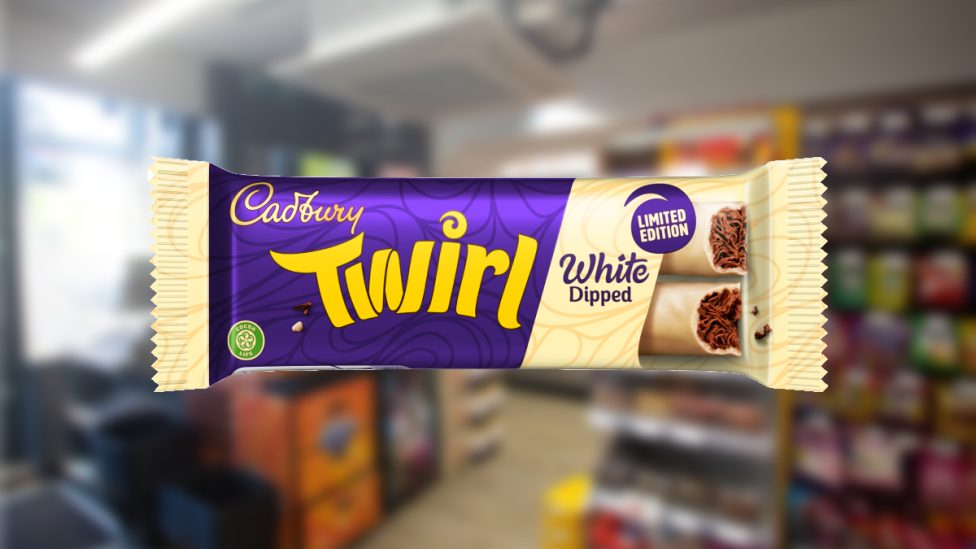 twirl white dipped